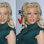 Christina  Aguilera Sans Maquillage