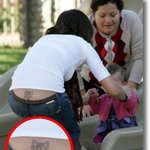 Jessica Alba Tatouage Fesses